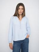 Mos Mosh Tazzin Twill Blouse in Skyway image