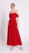 Edas Governo Maxi Dress in Red image