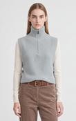 Oakwood Mimosa Slip Over Knit in Ice Blue