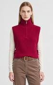 Oakwood Mimosa Slip Over Knit in Rouge