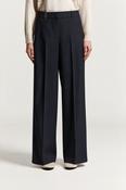 Peserico Wool Gabardine Palazzo Trousers image
