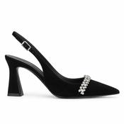 Lodi Nika Sling-Back High Heels in Black