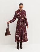 Emme Afone Shirt Dress in Bordeaux image