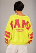 Liv Bergen Sky Oversized Sweater in Neon Yellow