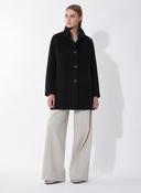 Cinzia Rocca Classic Wool Coat in Black image