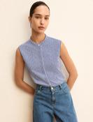 Emme Giuliva Sleeveless Blouse in Navy image