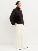 Emme Balia Faux Fur Short Coat in Dark Brown image