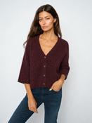 Mos Mosh Thora Lizet Knit Cardigan in Port Royal