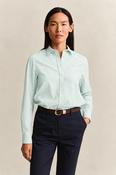 Gant Classic Poplin Striped Shirt in Blue Horizon