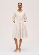 Rosso35 Crepe Shirt Dress