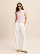 Emme Giuliva Sleeveless Blouse in Pink Devore image