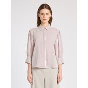 Marella Fragore Blouse in Red Pinstripe image