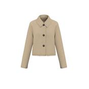 Emme Gettito Jacket in Ecru Plain