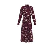 Emme Afone Shirt Dress in Bordeaux
