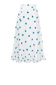Edeline Lee Cross Skirt in White/Blue image