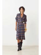 Suncoo Cecily Dress in Navy