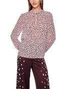 MarcCain Polka Dot Print Blouse in Chalk Pink image