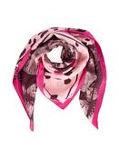 MarcCain Printed Silk Shawl in Winetasting image