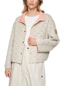 MarcCain Reversable Print Jacket in Beige