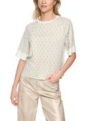 MarcCain Jacquard Jumper in Beige