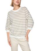 MarcCain Shirt with Lurex Stripes in Champaign image
