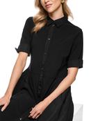 MarcCain Stretch Midi Dress in Black image