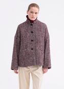 Rosso35 Wool-blend caban with dropped shoulders and a high collar image