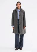 Rosso35 Felted wool coat with raglan sleeve image