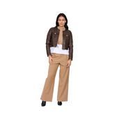 Oakwood Susan Leather Jacket in Chocolate image