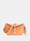Guess Brooke Charm Shoulder Bag in Apricot