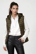 Monari Quilted Vest in Olive image