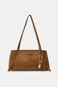 Guess Devon Shoulder Satchel Bag in Brown image