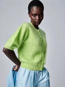 Herzen Short Sleeved Cardigan in a Cashmere Blend