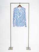 Herzen Blouse 6056 in Blue and White image