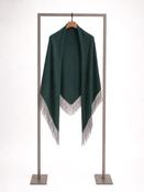Herzen Triangle Scarf in Bottle Green image