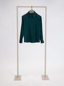 Herzen Silk Blouse in Bottle Green image