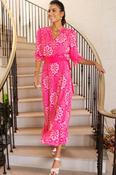 Aspiga Maeve Dress in Pink/White image