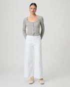 Paige Anessa Wide Leg Jeans in Crisp White image