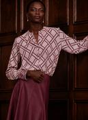 Herzen Heart Felt Blouse in Sakura Burgundy image