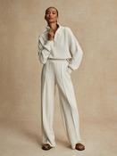 Varley Wide Leg Pants in Ivory Marl image