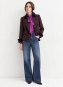 Marella Arcella Jacket Bordeaux Check image