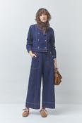 Suncoo Royal Straight Leg Jeans in Blue image