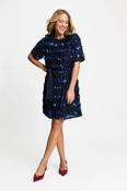Pom Inez Dress in Eternal Blue image