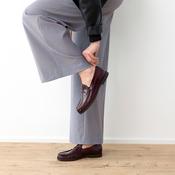 Paul Green Suede Loafers 1228 in Bordo image