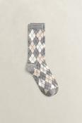 Gant Argyle Socks in Dark Grey Melange image