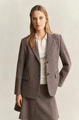 Gant Houndstooth Blazer in Faded Taupe image
