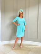 Carmen Melero Dress  in Aqua image