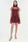 Beaux Bow Detail Organza Mini