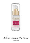 Guinot crème YEUX LONGUE VIE PLUS+ image