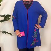 Blue Petal Cardigan